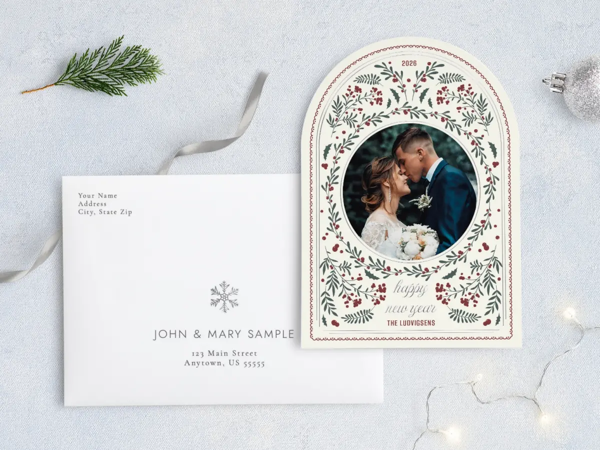 Front with Envelope Design