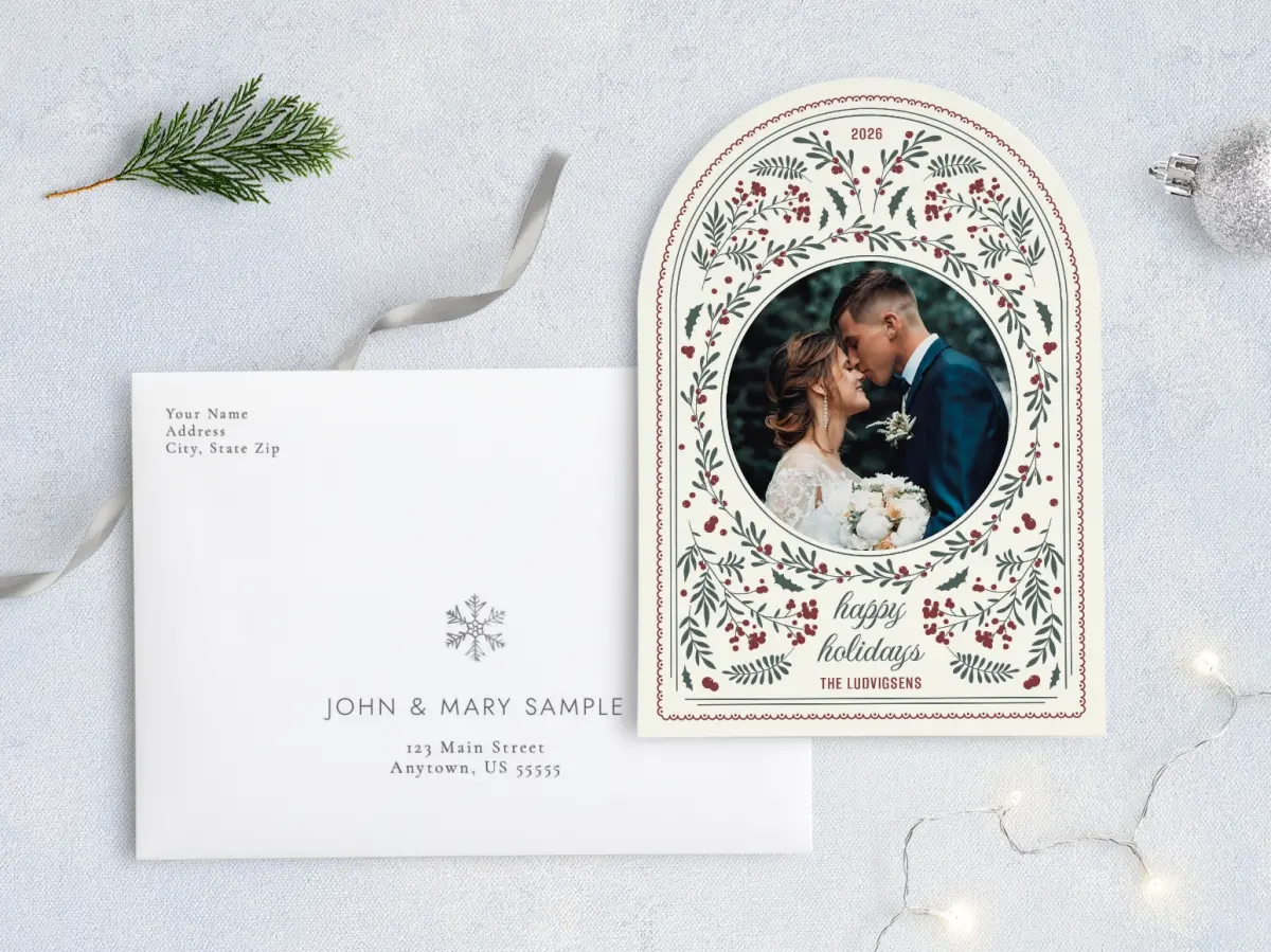Front with Envelope Design