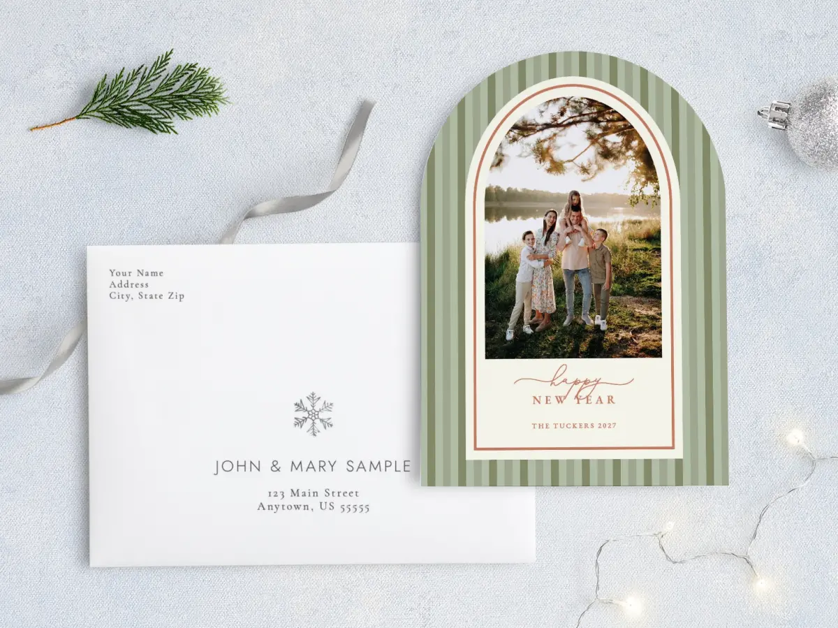 Front with Envelope Design
