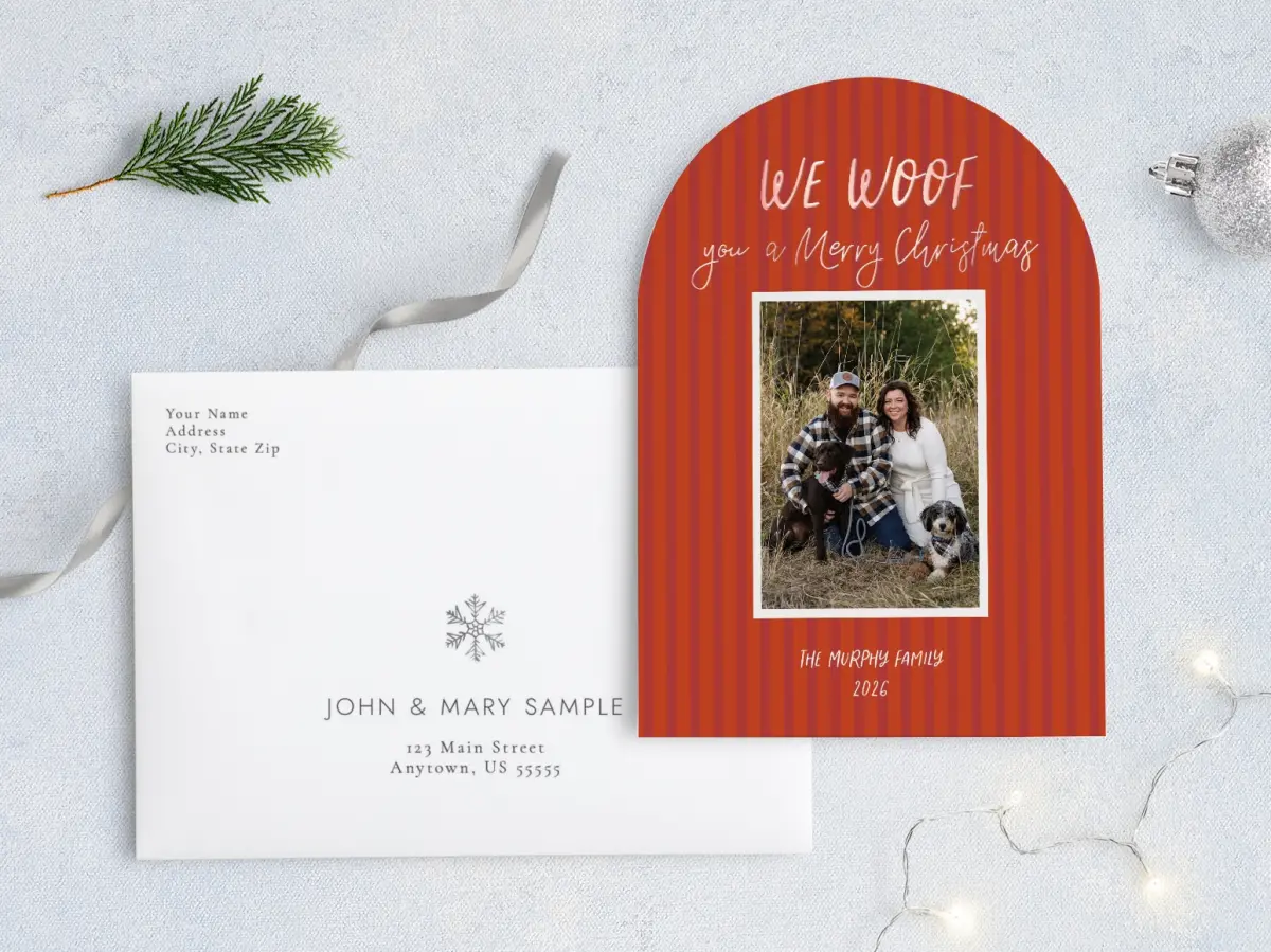 Front with Envelope Design