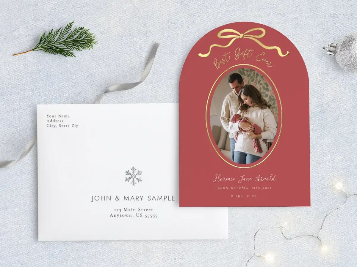 Front with Envelope Design