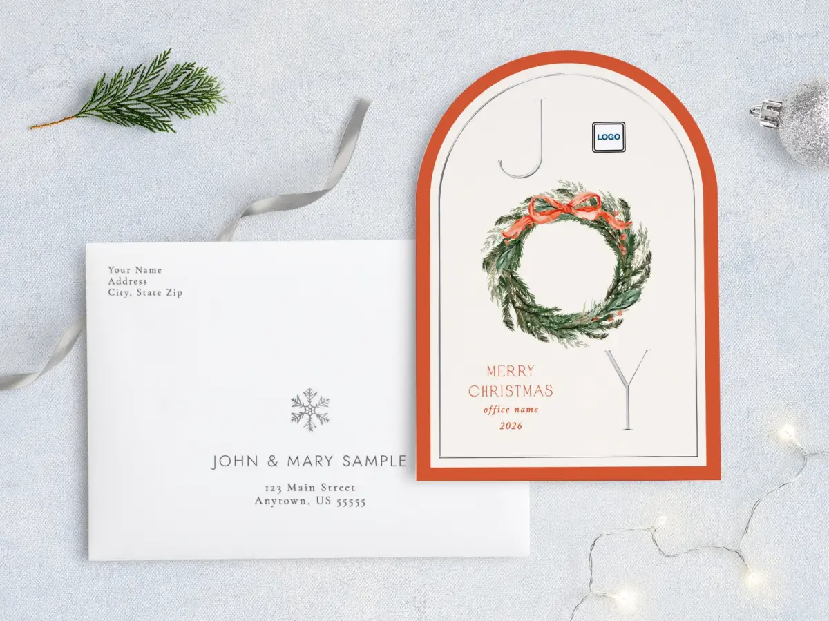 Front with Envelope Design