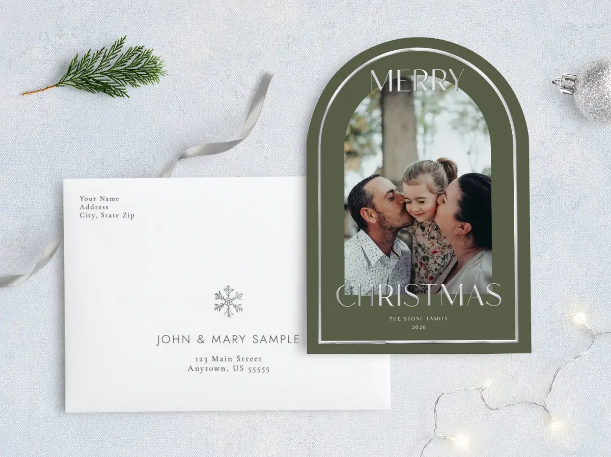 Front with Envelope Design