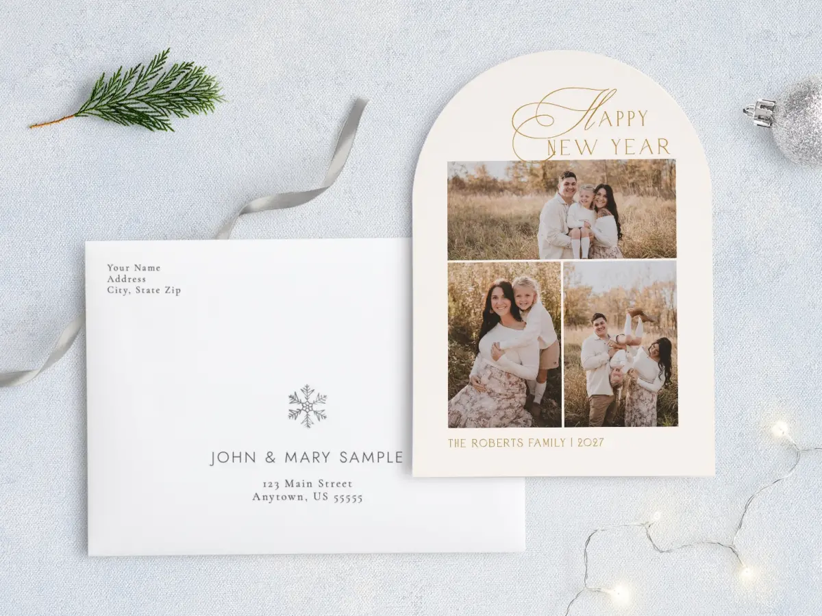 Front with Envelope Design
