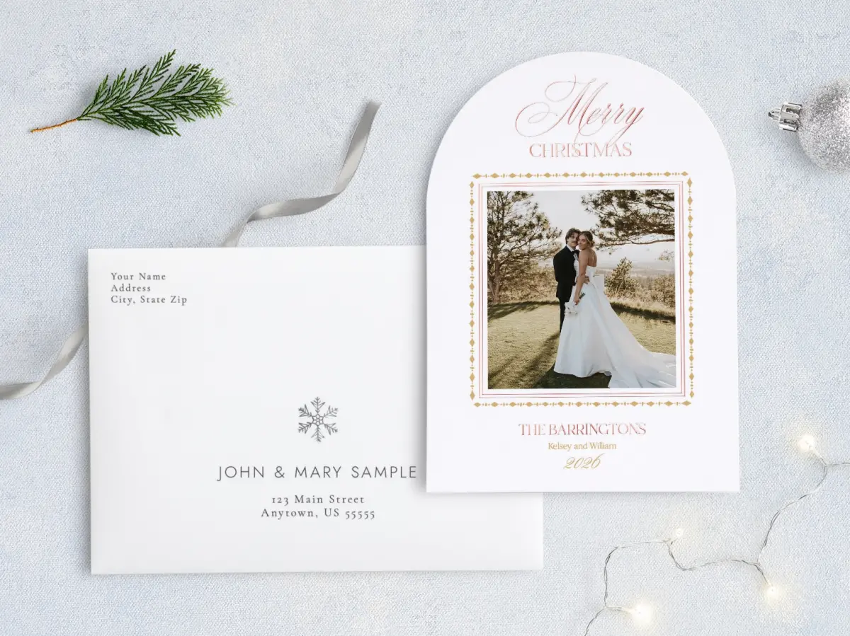 Front with Envelope Design