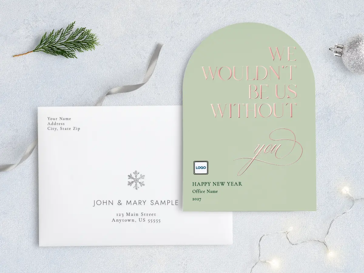 Front with Envelope Design
