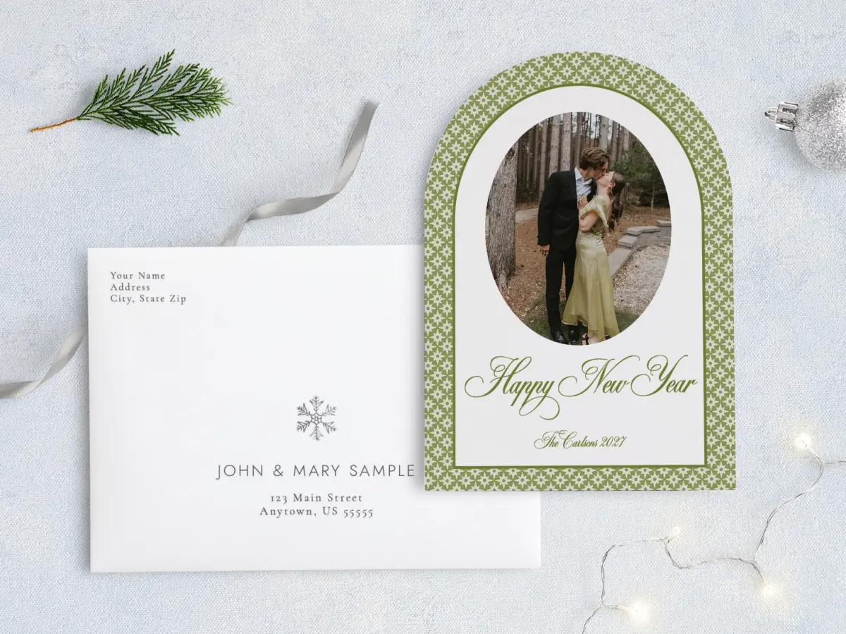 Front with Envelope Design