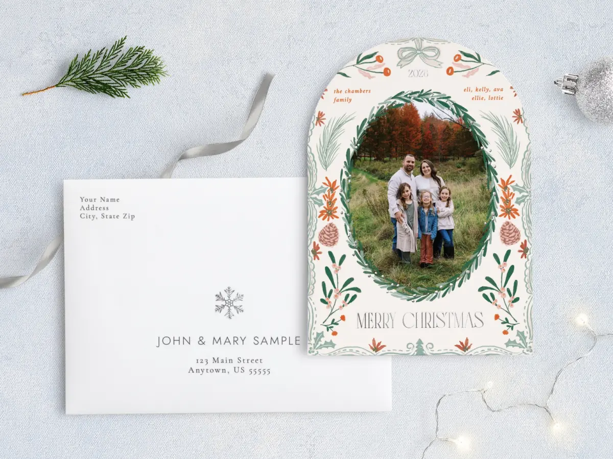 Front with Envelope Design