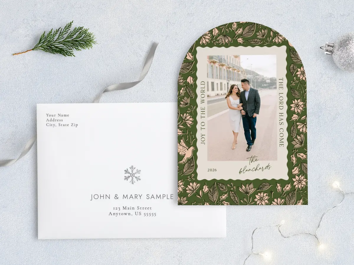 Front with Envelope Design
