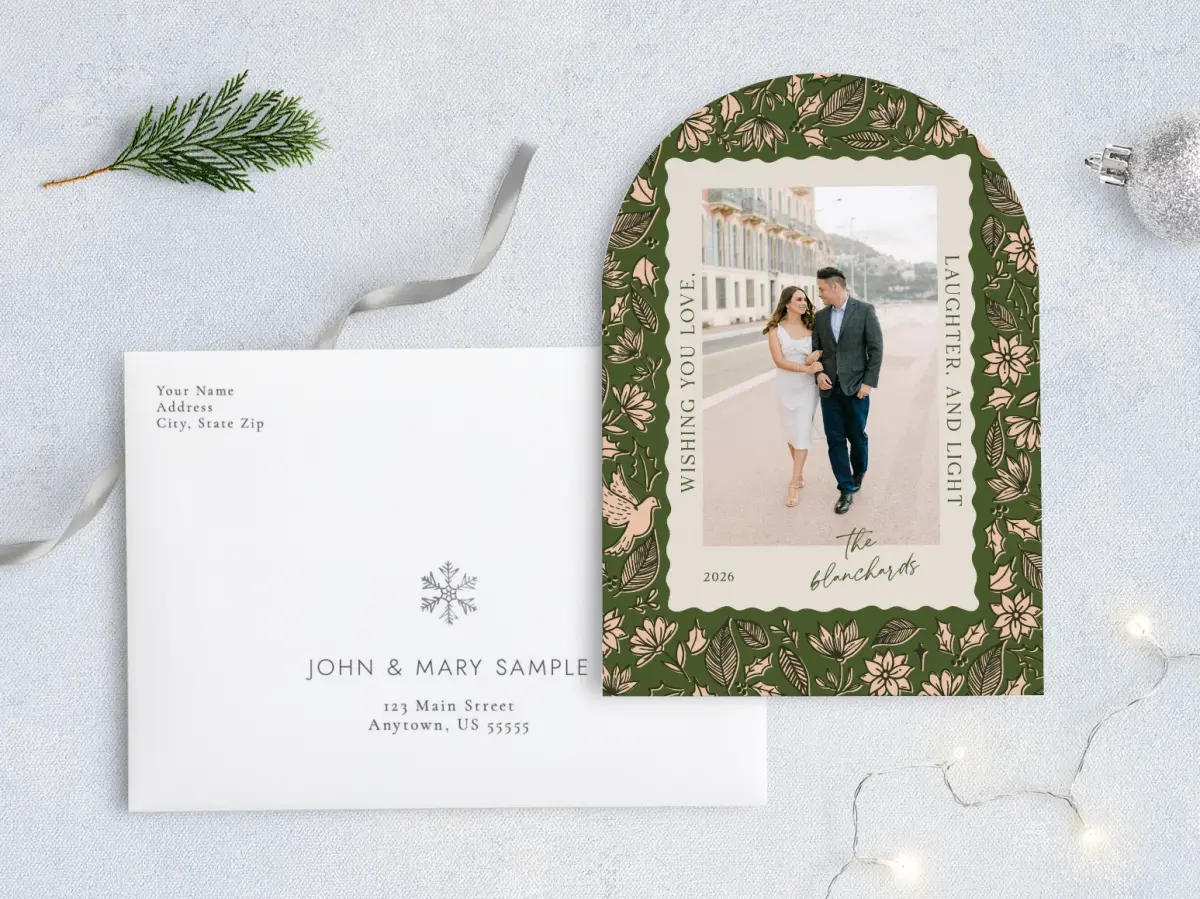 Front with Envelope Design
