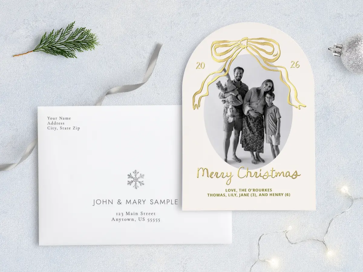 Front with Envelope Design