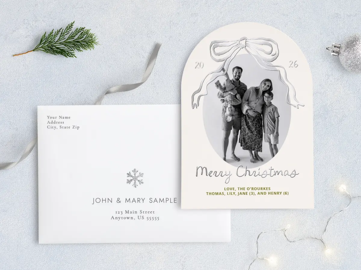 Front with Envelope Design
