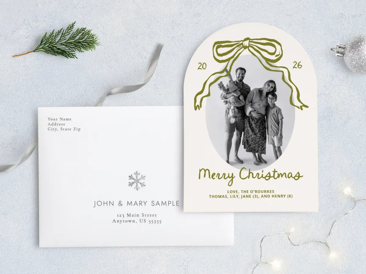 Front with Envelope Design