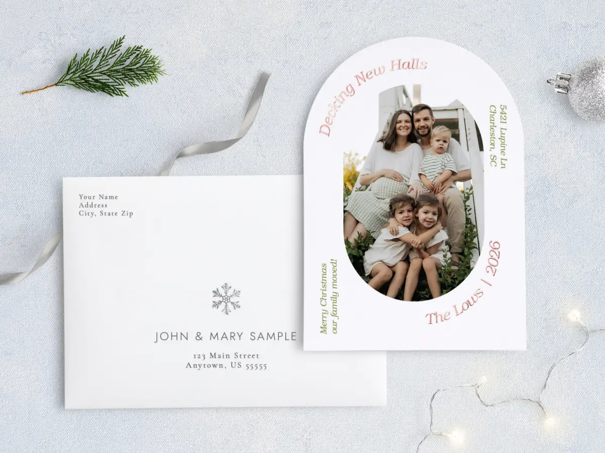 Front with Envelope Design