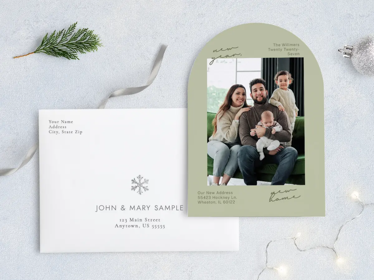 Front with Envelope Design