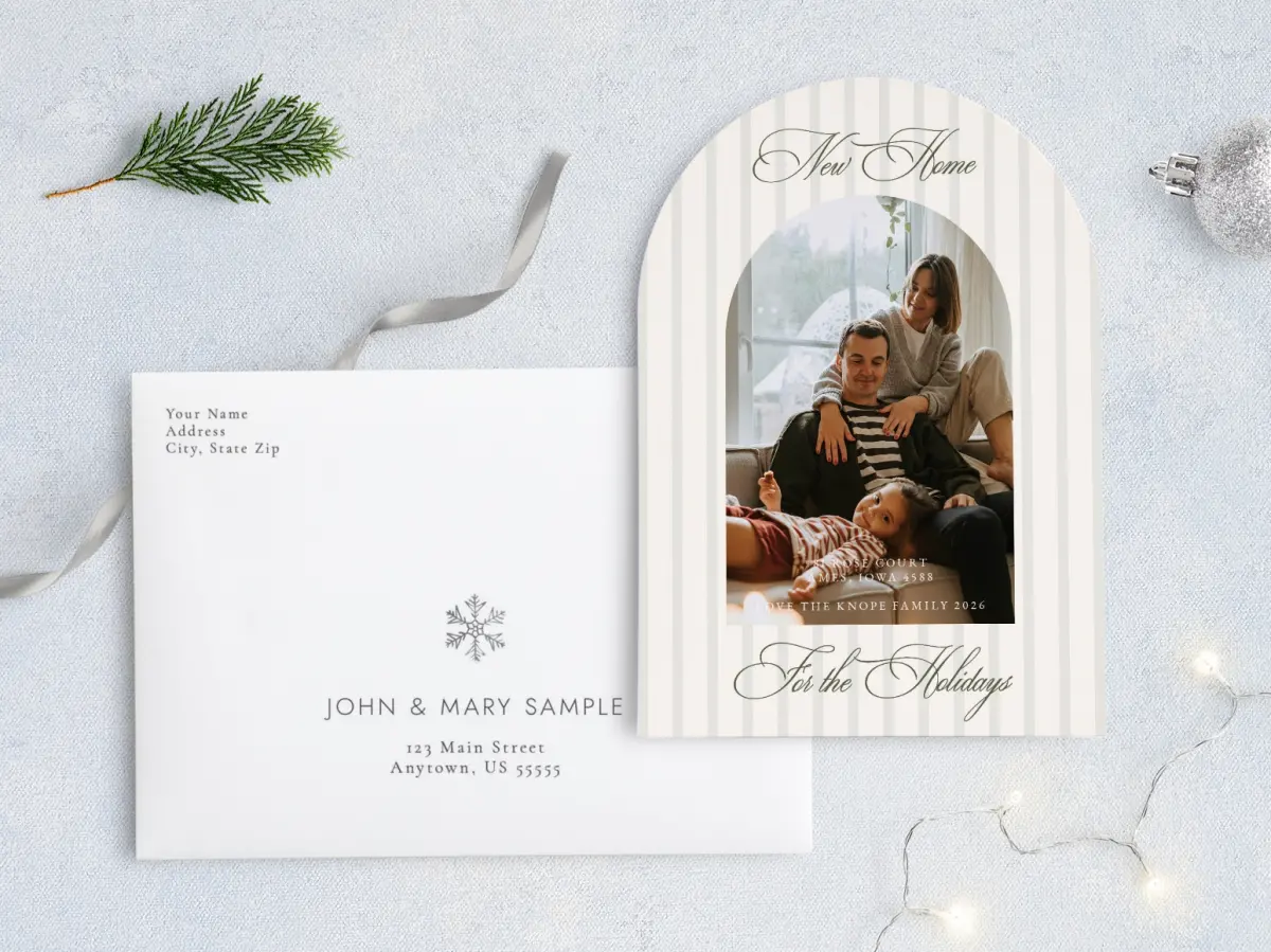 Front with Envelope Design