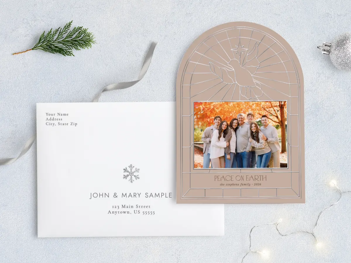 Front with Envelope Design