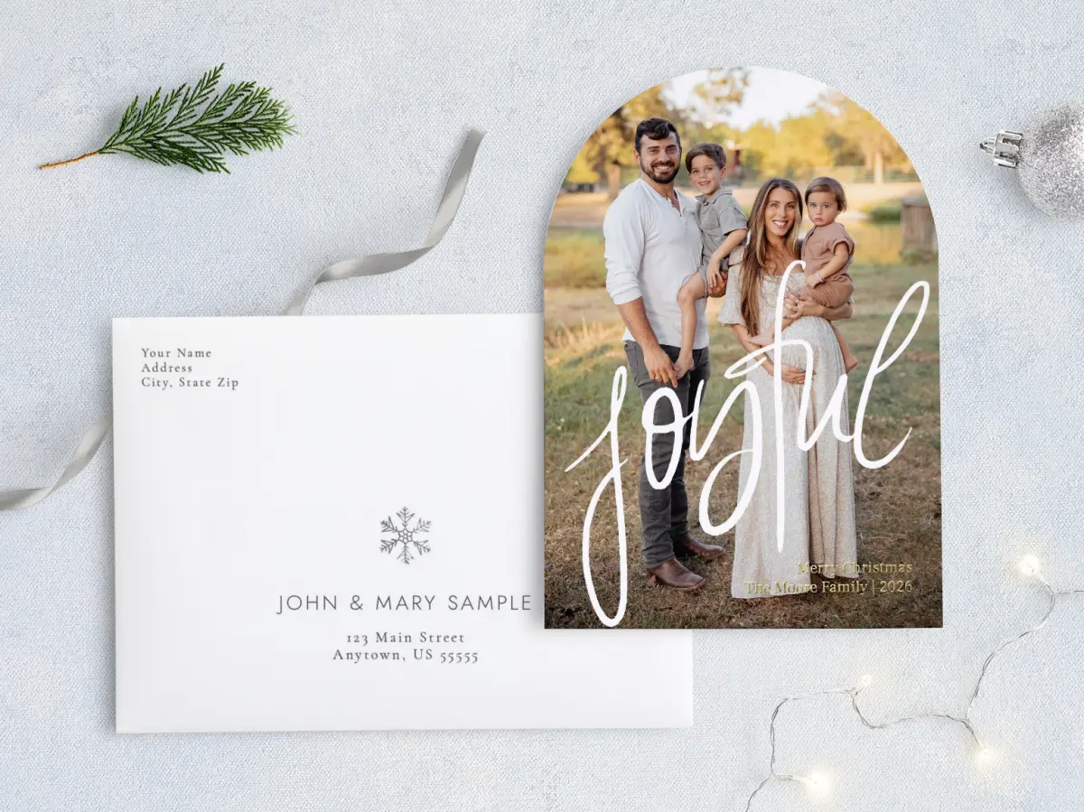 Front with Envelope Design