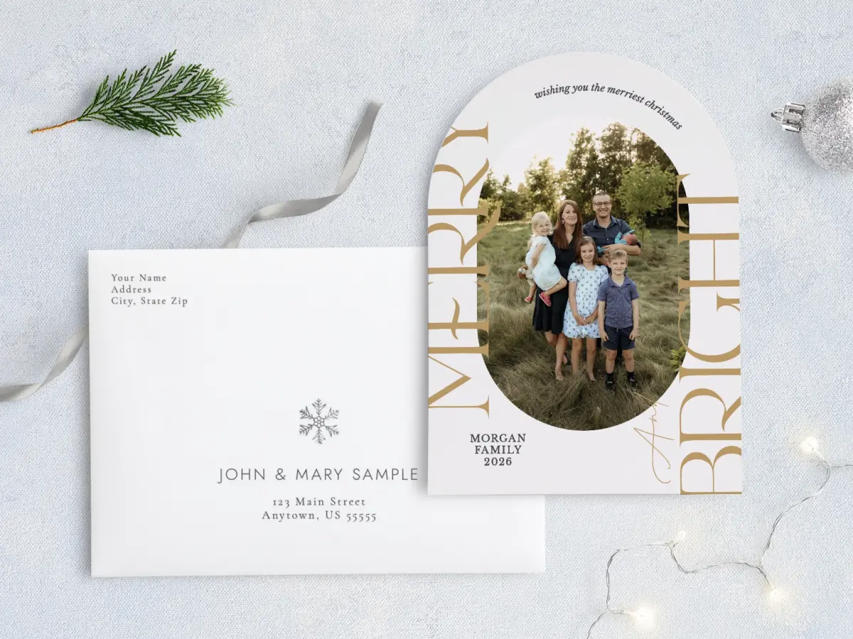 Front with Envelope Design
