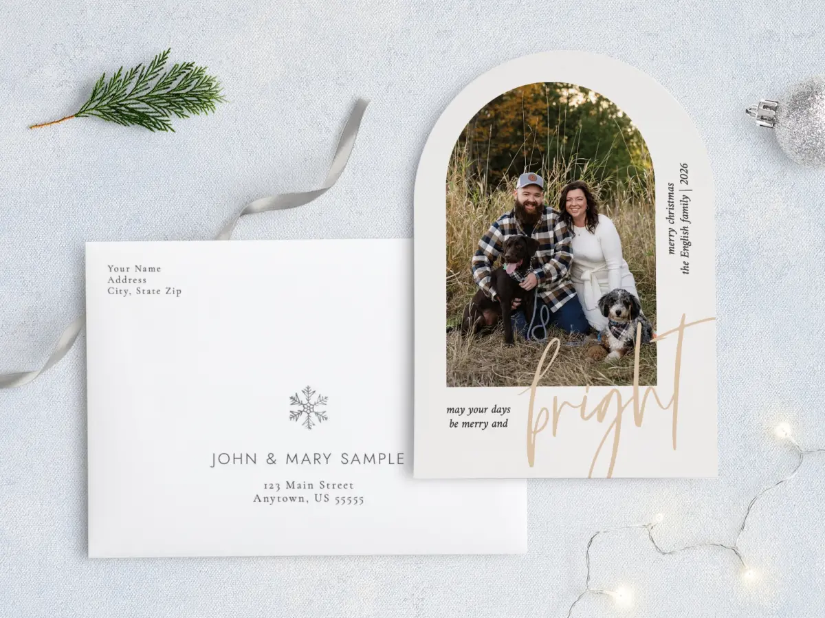 Front with Envelope Design