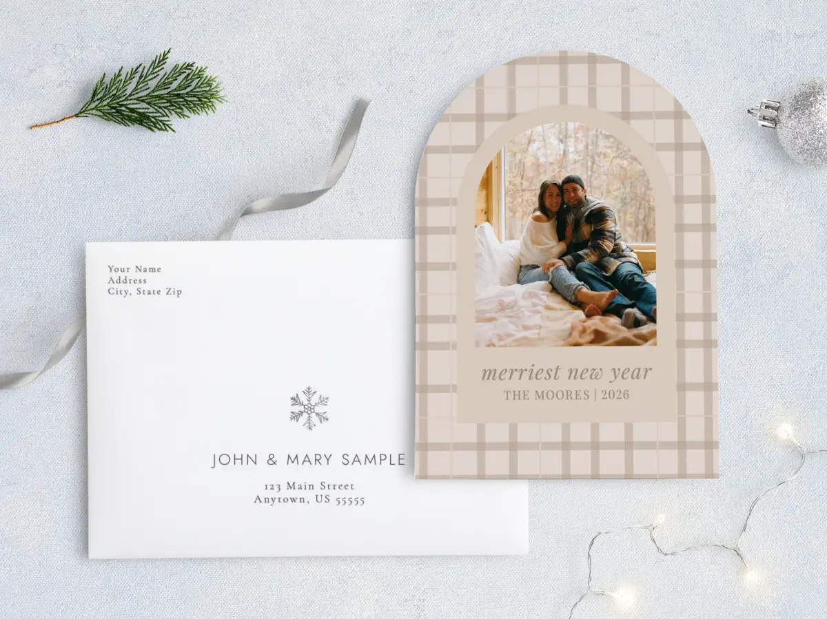 Front with Envelope Design