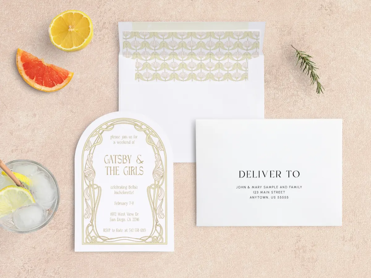Front with Envelope Liner