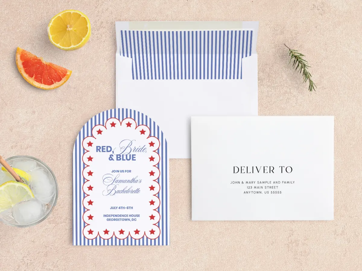 Front with Envelope Liner