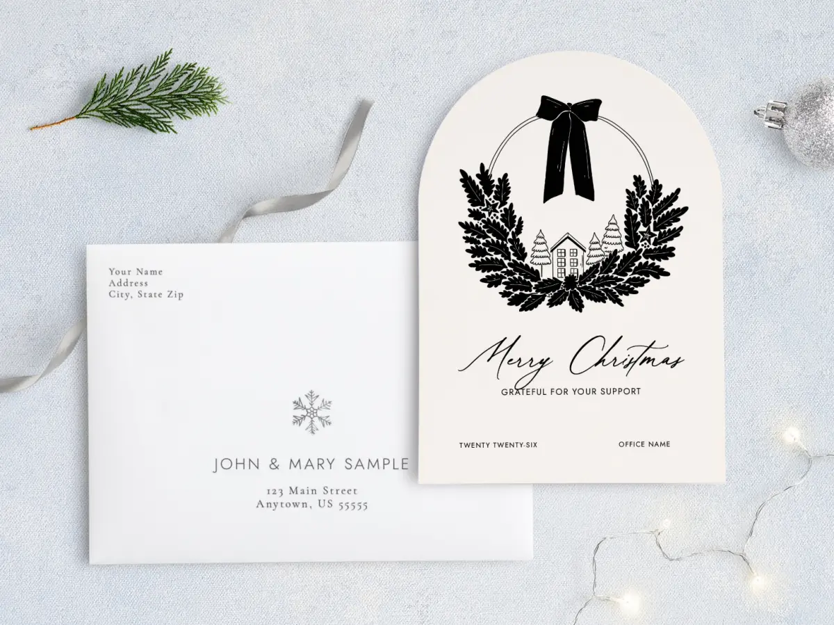 Front with Envelope Design