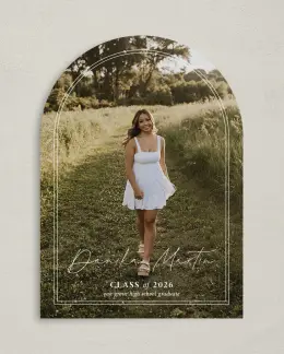 Graduation Announcement Card Design
