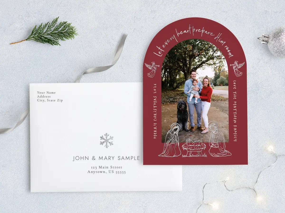 Front with Envelope Design