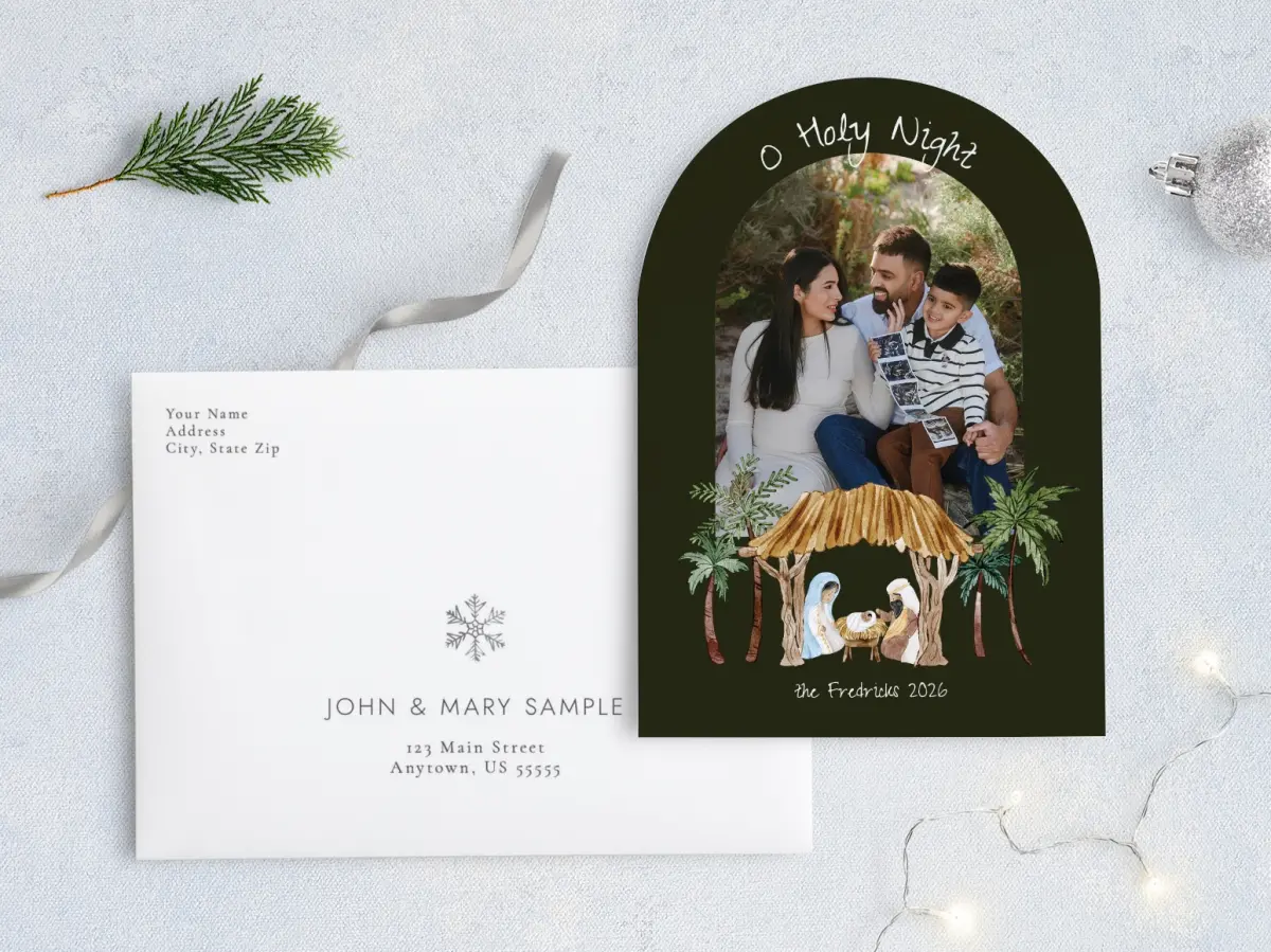Front with Envelope Design