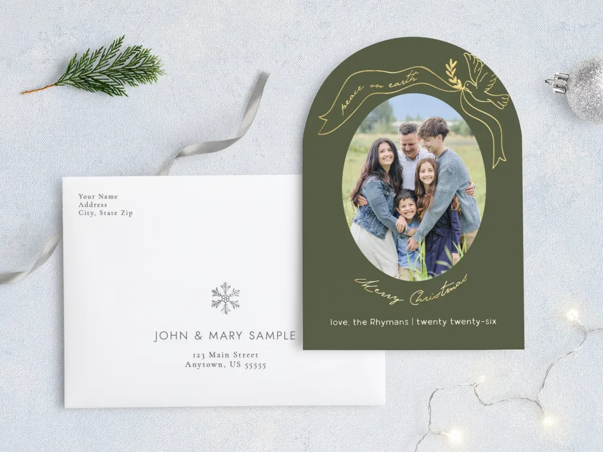 Front with Envelope Design