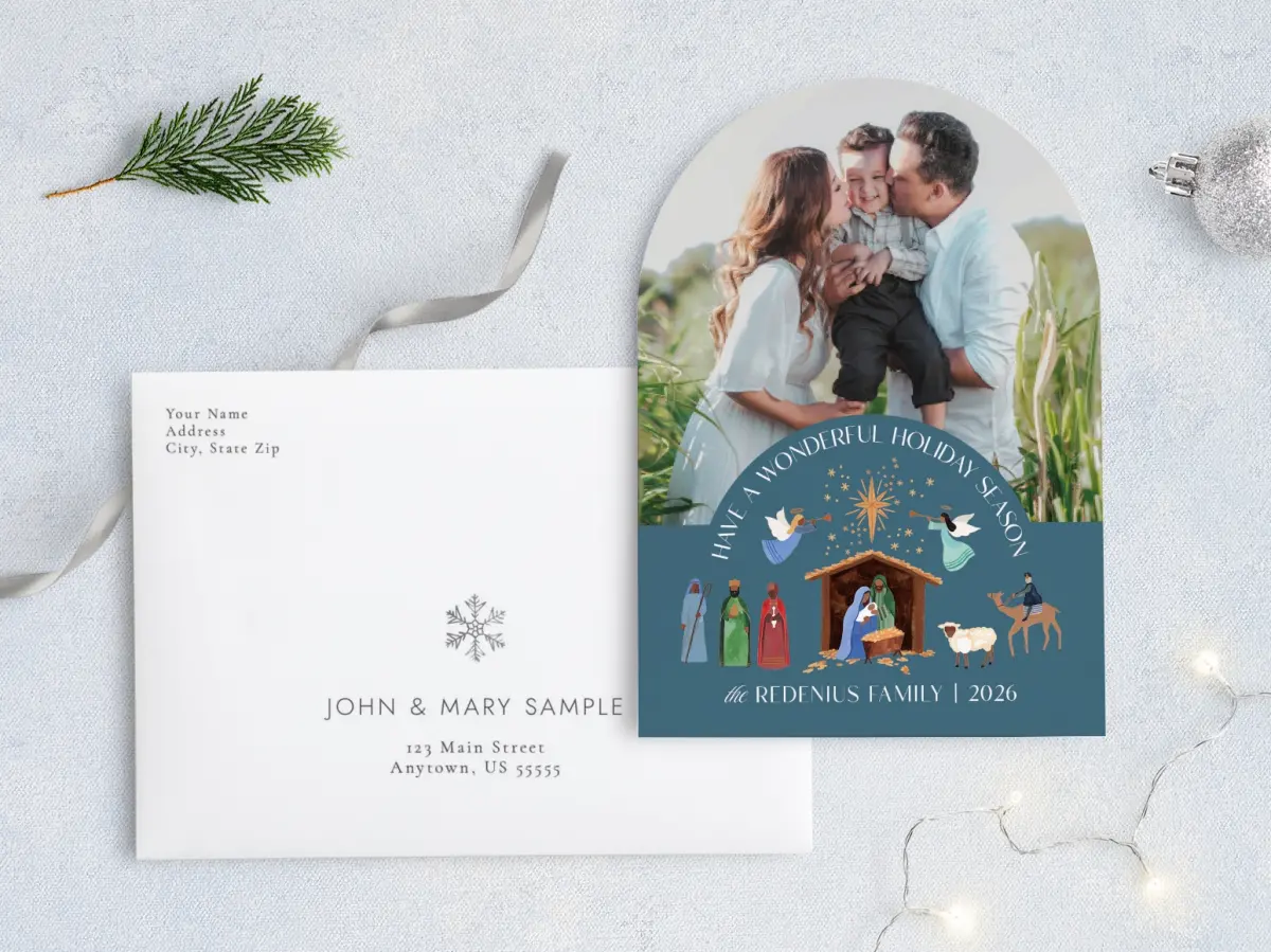 Front with Envelope Design