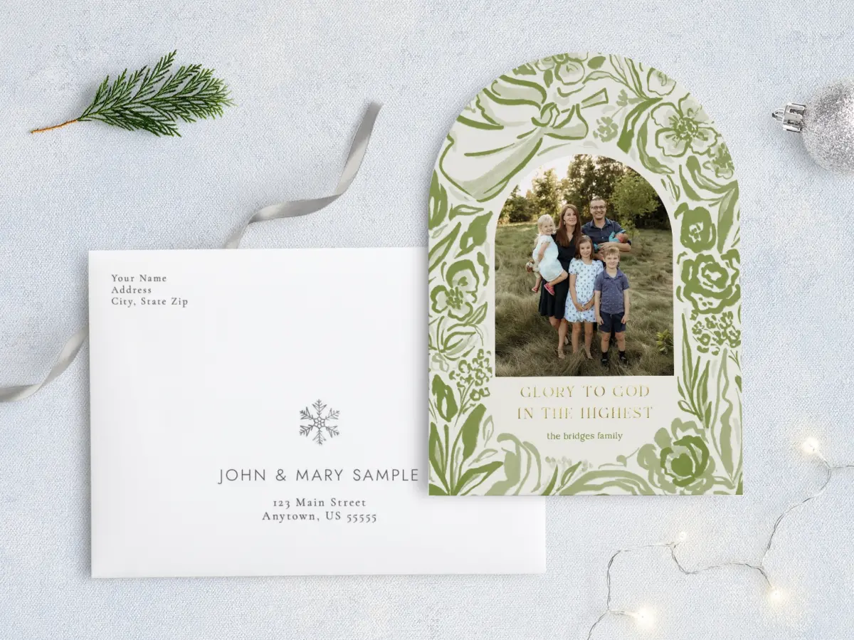Front with Envelope Design