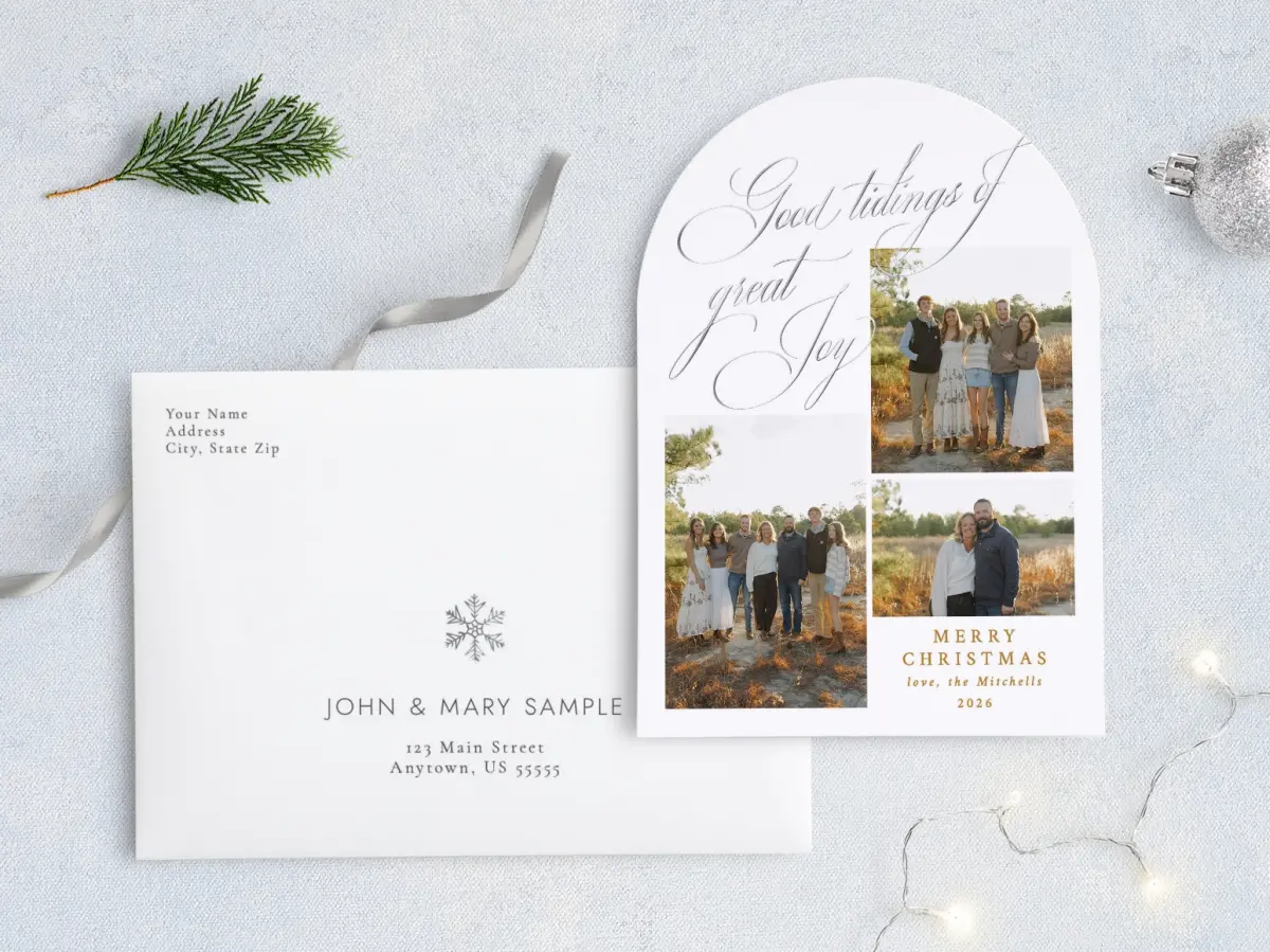 Front with Envelope Design