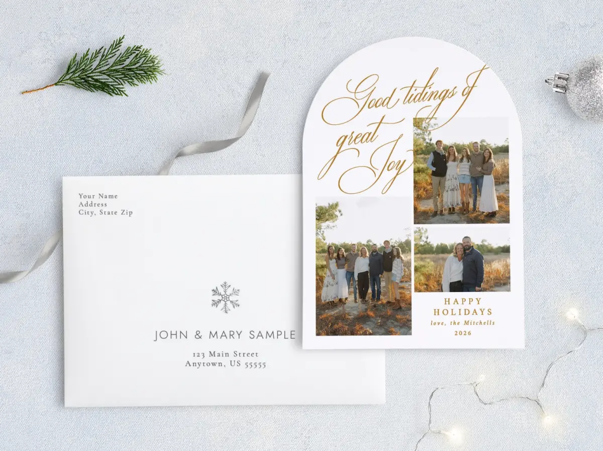 Front with Envelope Design