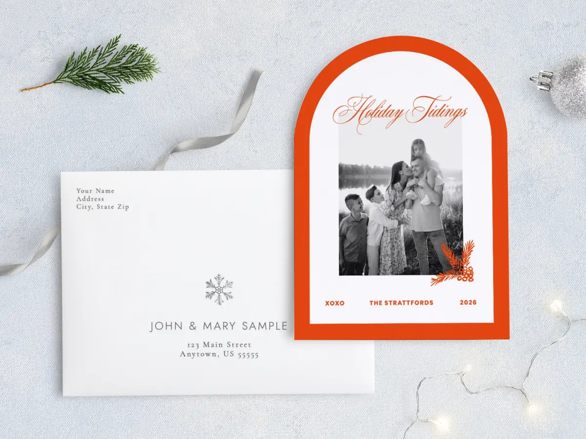 Front with Envelope Design