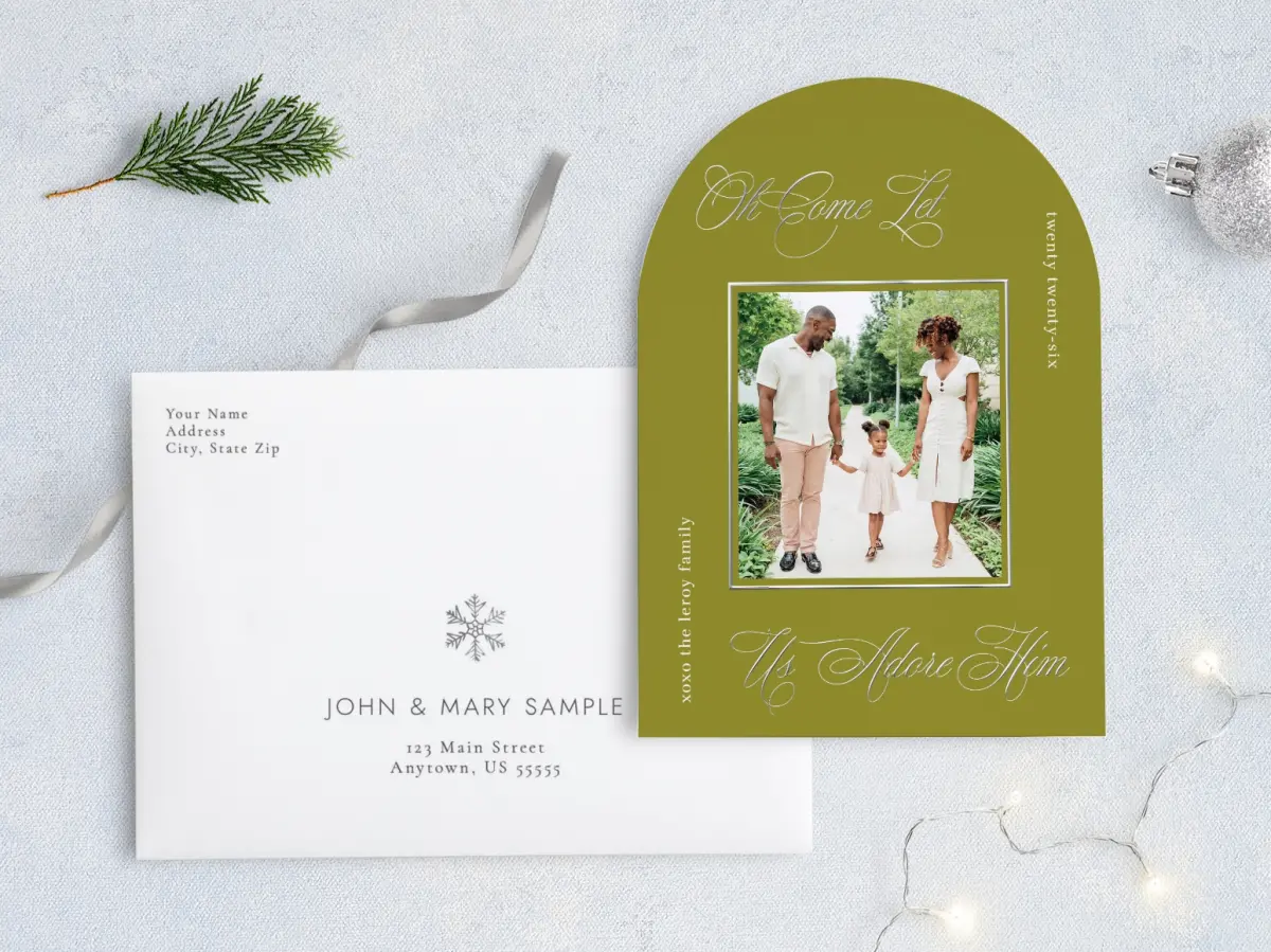 Front with Envelope Design