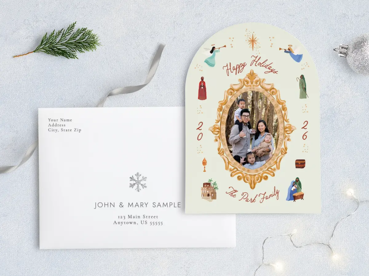 Front with Envelope Design