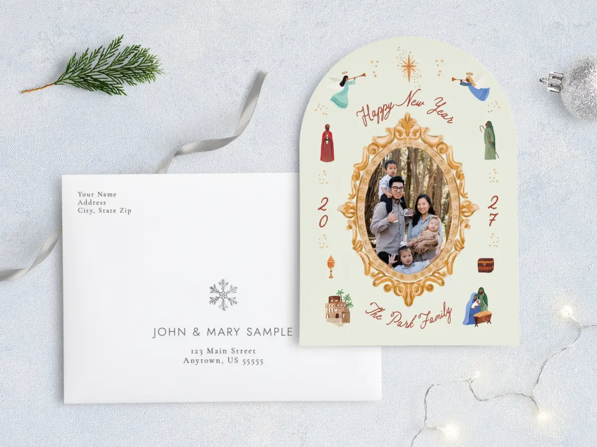 Front with Envelope Design