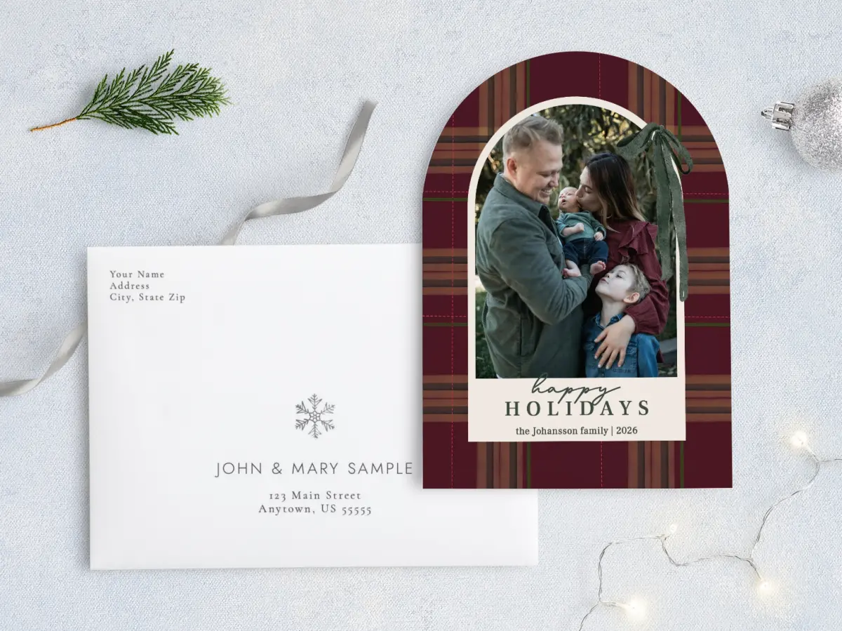 Front with Envelope Design