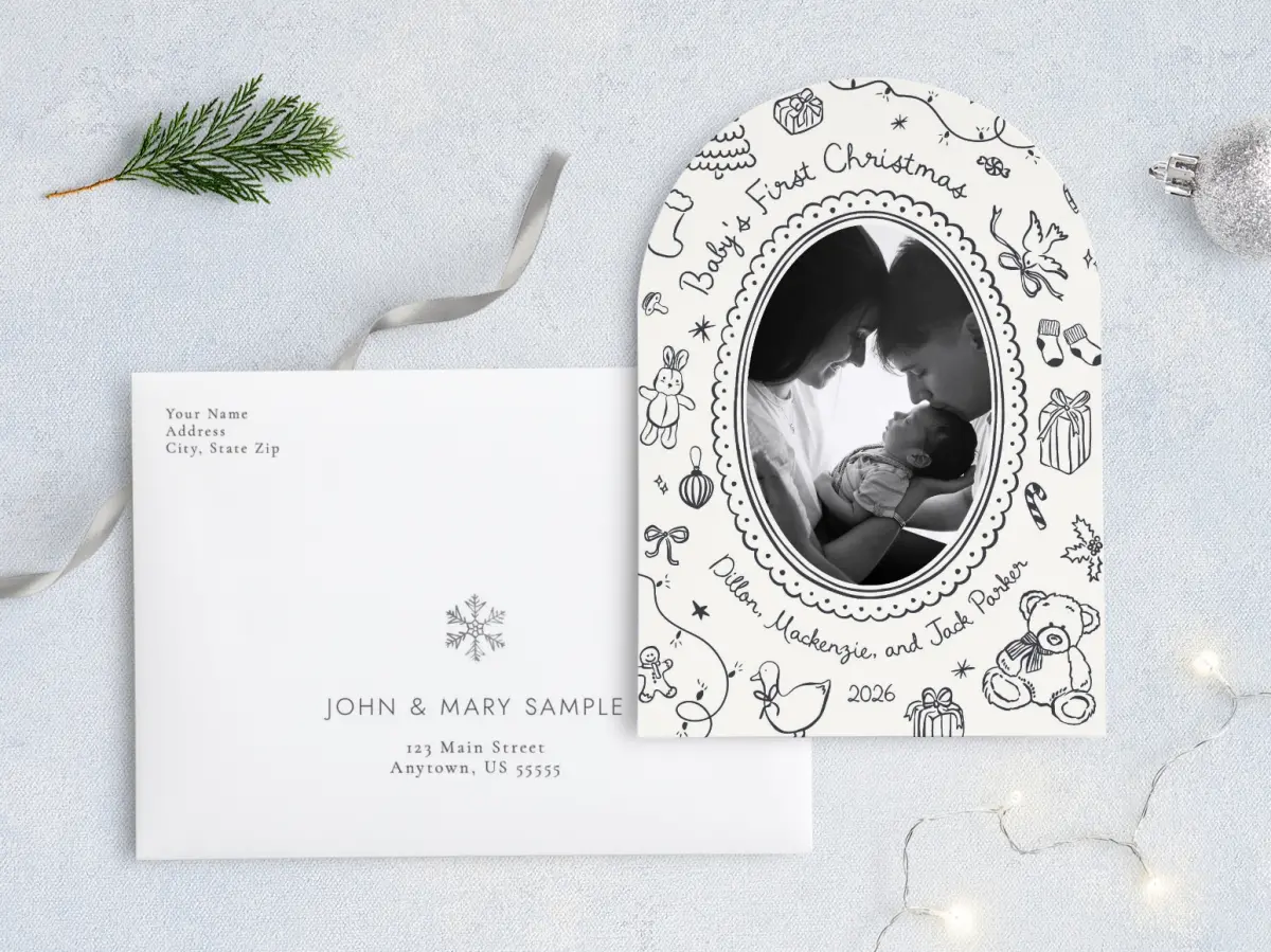 Front with Envelope Design