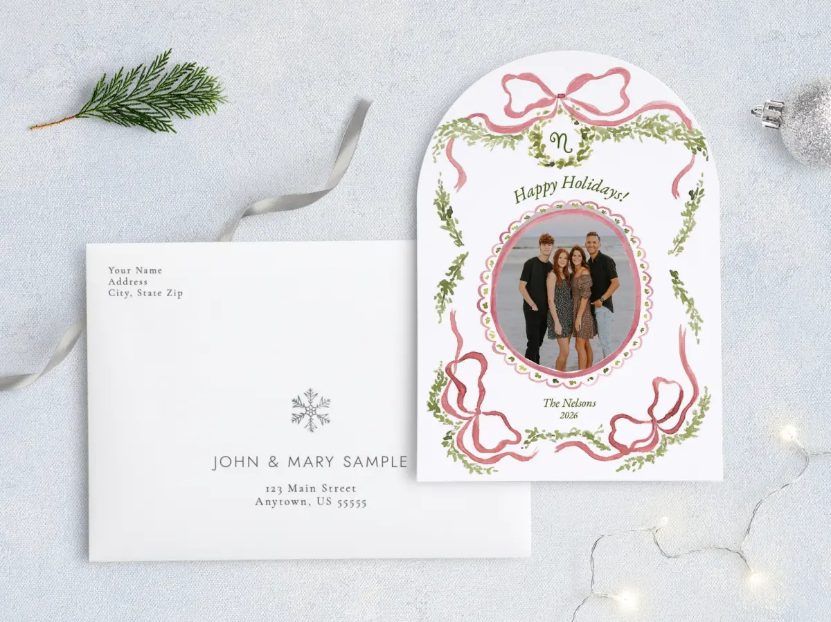 Front with Envelope Design