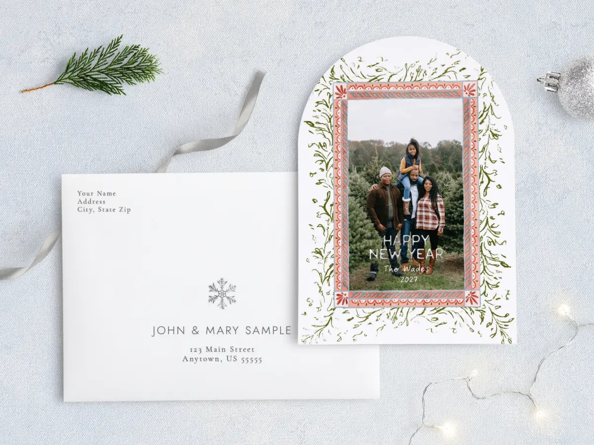Front with Envelope Design