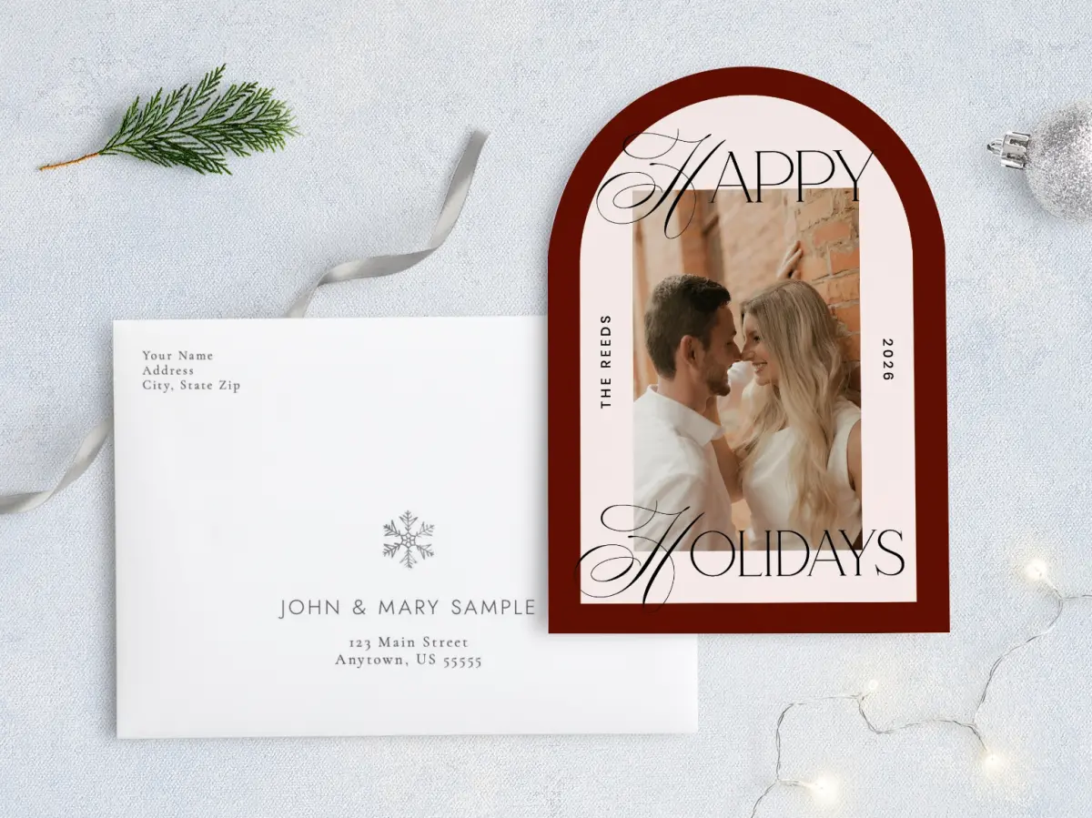 Front with Envelope Design