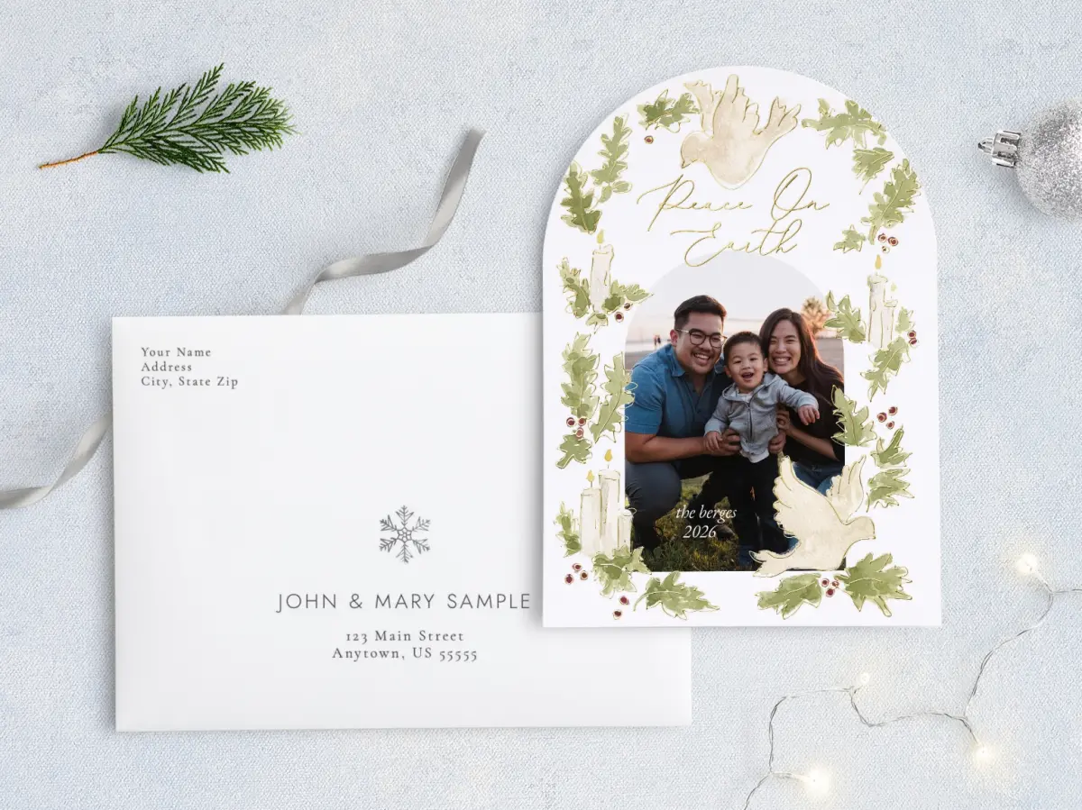 Front with Envelope Design