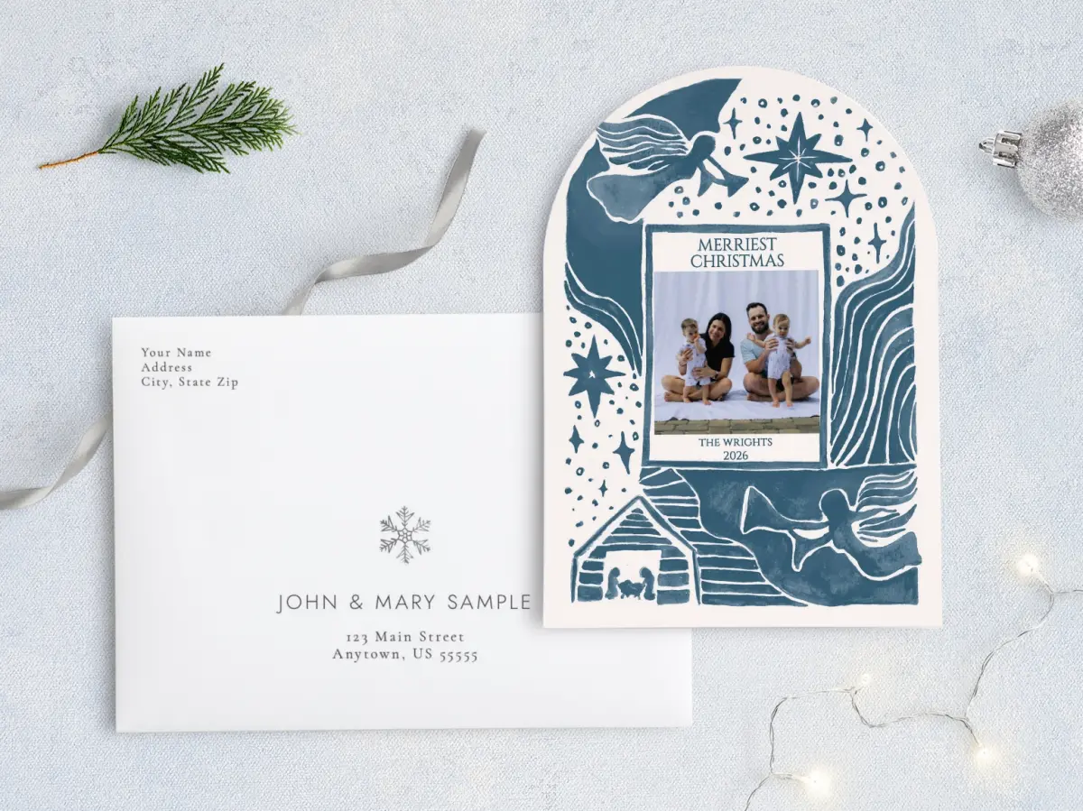 Front with Envelope Design