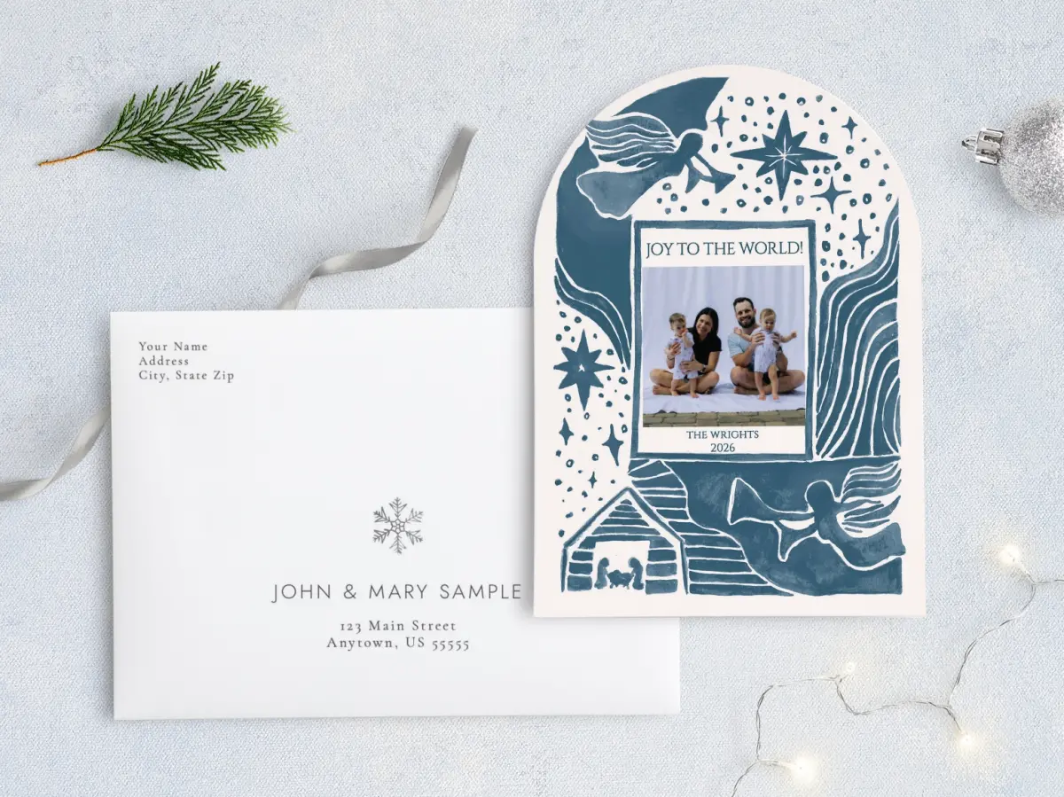 Front with Envelope Design