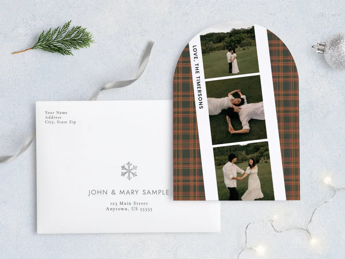 Front with Envelope Design