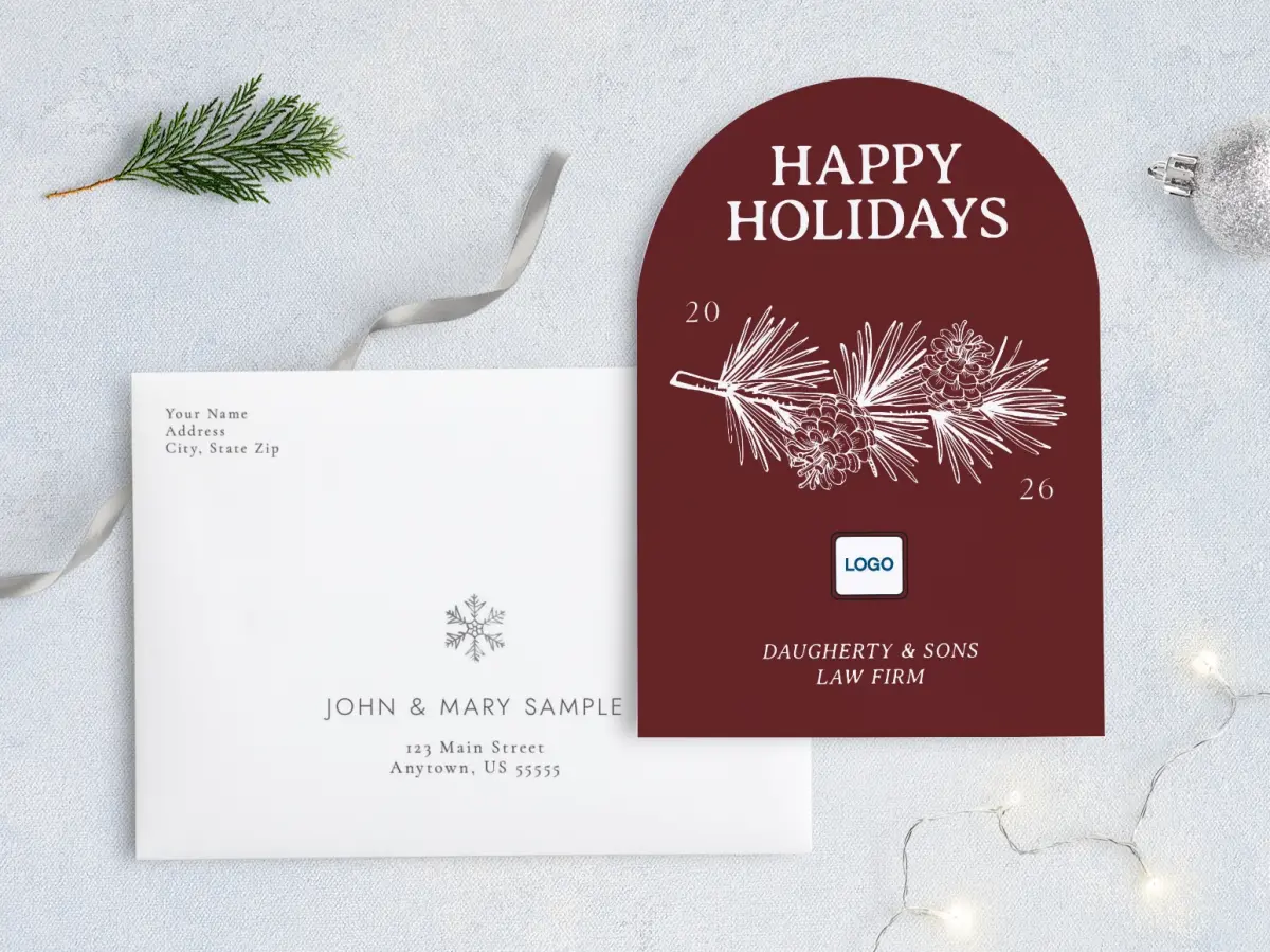 Front with Envelope Design